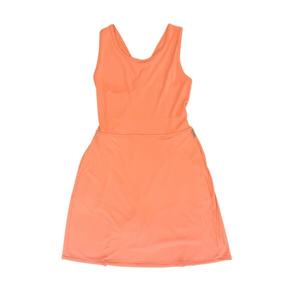 Columbia PFG Orange Total Dress Built In Shorts UPF 50 Cross Back Size Medium - Picture 4 of 16